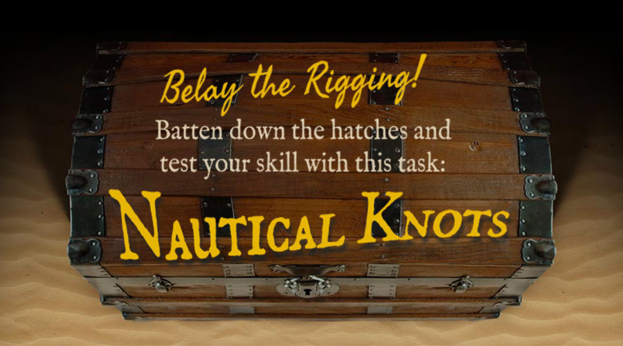 Learn how to tie knots in our Nautical Knots activity.