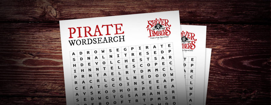 Pirate Wordsearch activity.